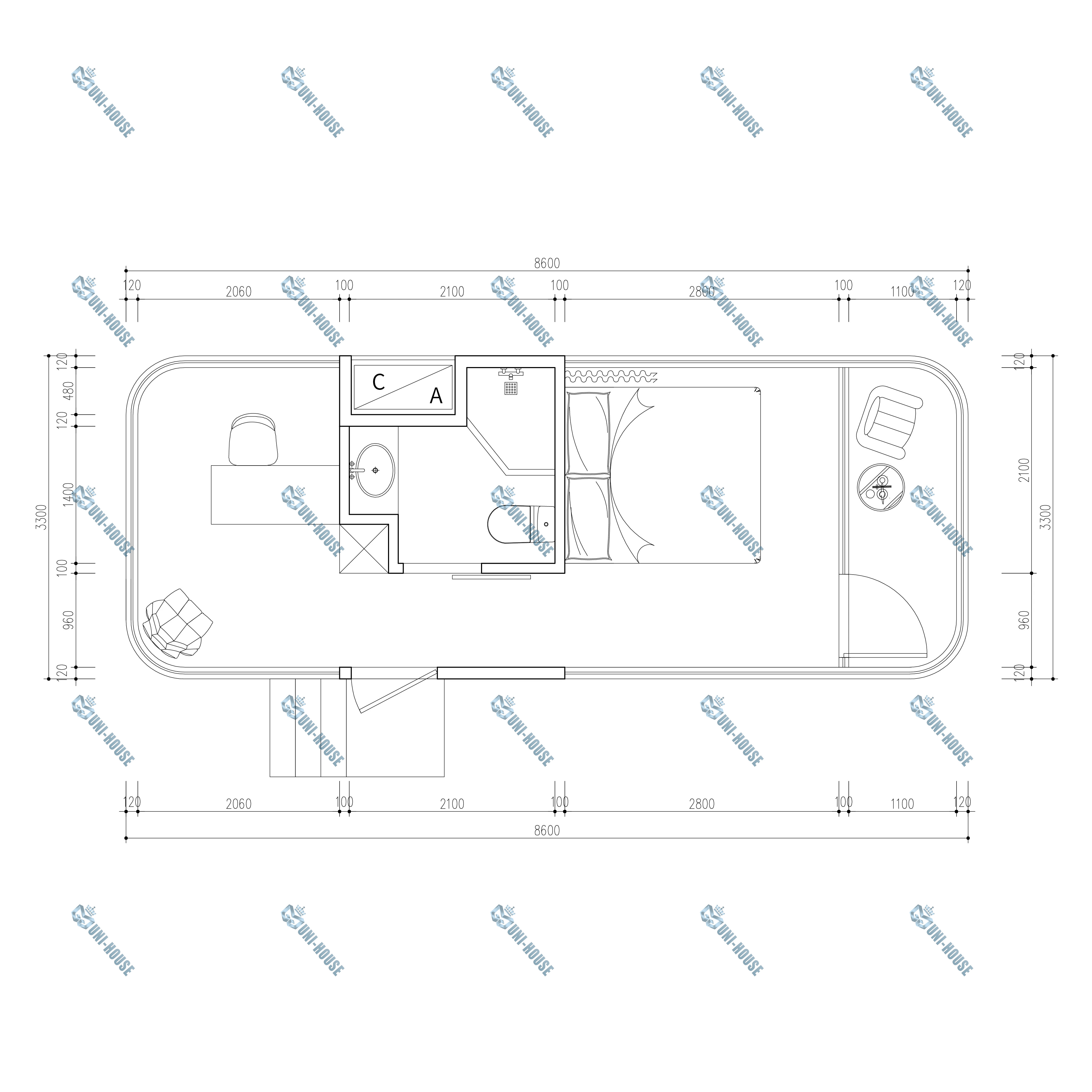 Container  cabins Modular