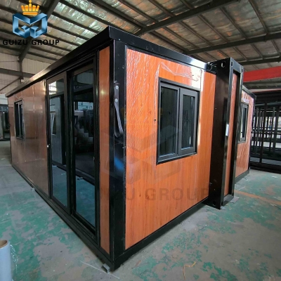 Modular Prefab  Double Wing folding expandable container house for sale