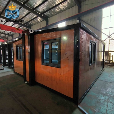 Modular Prefab  Double Wing folding expandable container house