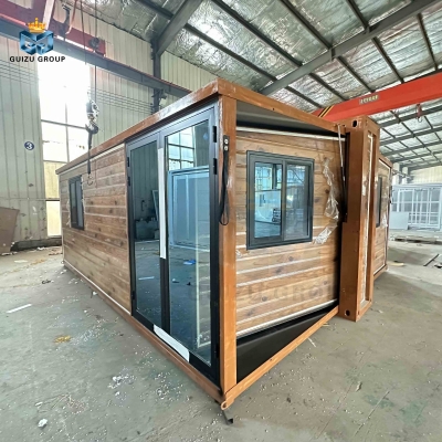 Luxury villas  prefab Portable Double Wing  Expandable Container house for sale